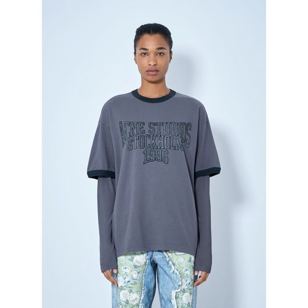 Acne Studios Women Layered Graphic T-Shirt